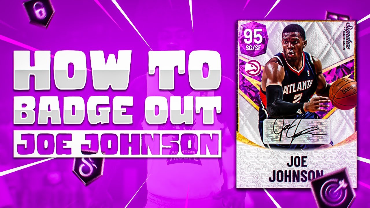 HOW TO BADGE OUT JOE JOHNSON THE BEST! PINK DIAMOND ISO JOE YouTube