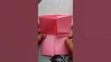 how to make paper wallet without glue and scissors ✂️#short#diy