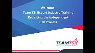 Revisiting the Independent IDR Process
