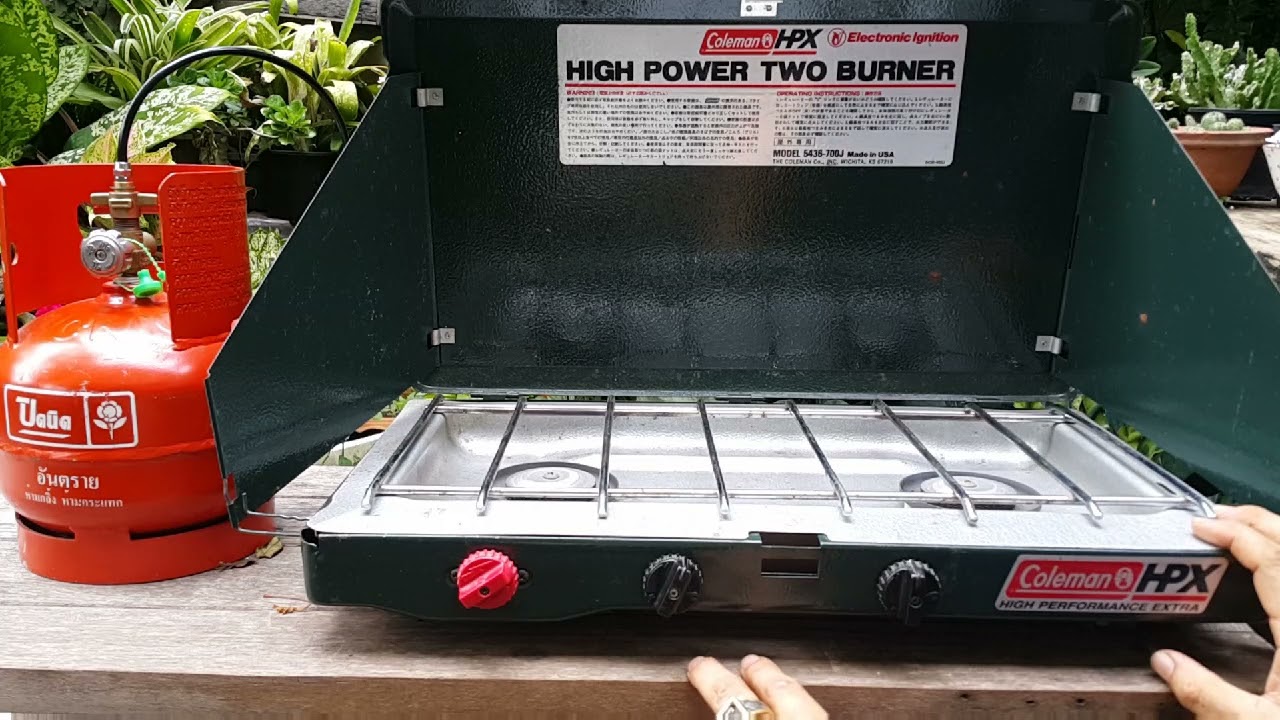 เตา Coleman HPX ใช้ถังปิคนิค @AyothayaClassicLS