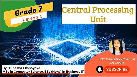 Grade 7 I Lesson 1 I Central Processing Unit I Learn within few Minutes | English Medium