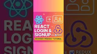React Login &amp; Signup with Redux Toolkit | Beginner-Friendly Tutorial #shorts #reduxtoolkit #react