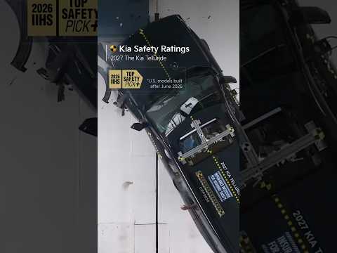 The 2027 Kia Telluride l 2026 IIHS Top Safety Pick+