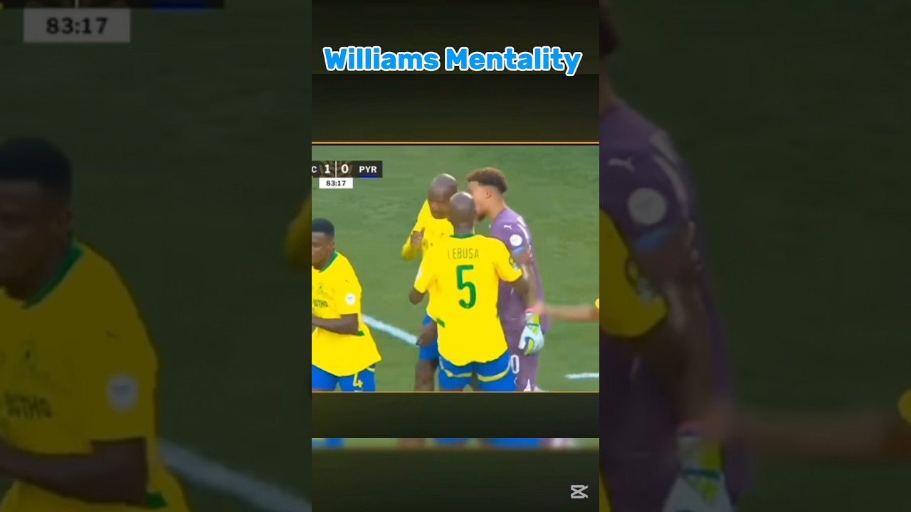 This Mentality from Ronwen Williams 🔥