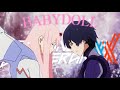 Zero Two &amp; Hiro | Darling in the franxx | babydoll | [AMV/edit]