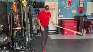 Hip Hinge Patterning (Stick, front loaded KB, behind the back KB)