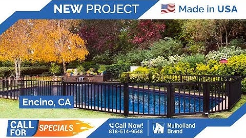 Beautiful Picket Fence & Gate installed in Encino, CA area.