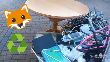 Dumpster Diving - We save useful items from the landfill.