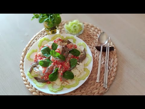 [Thai Recipe] 꿍채남쁠라 / Shrimp In Fish-sauce / กุ้งเเซ่นํ้าปลา