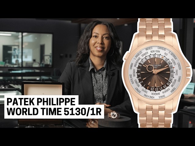 Patek Philippe World Time 5130R: The Rare Solid Rose Gold Bracelet | Top Quality Designer Watch Shop