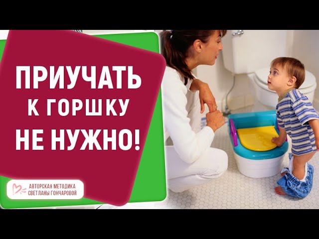 ПРИУЧАТЬ К ГОРШКУ НЕ НУЖНО! Естественный процесс обучения ребенка туалетным делам