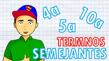 ¿Cómo identificas los términos similares y los términos diferentes?