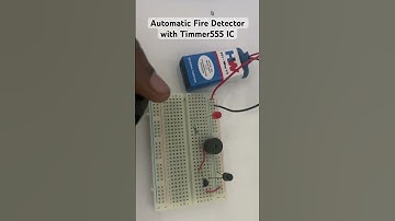Automatic Fire Detection with Timmer 555 IC and IR sensor