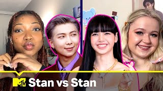 Lisa vs RM: BTS and Blackpink Stans Go Head To Head In This Trivia Quiz | Stan vs Stan | MTV