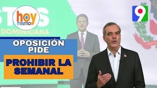 Oposición pide prohibir que la Semanal de Abinader se realice en el Palacio Nacional  | Hoy Mismo