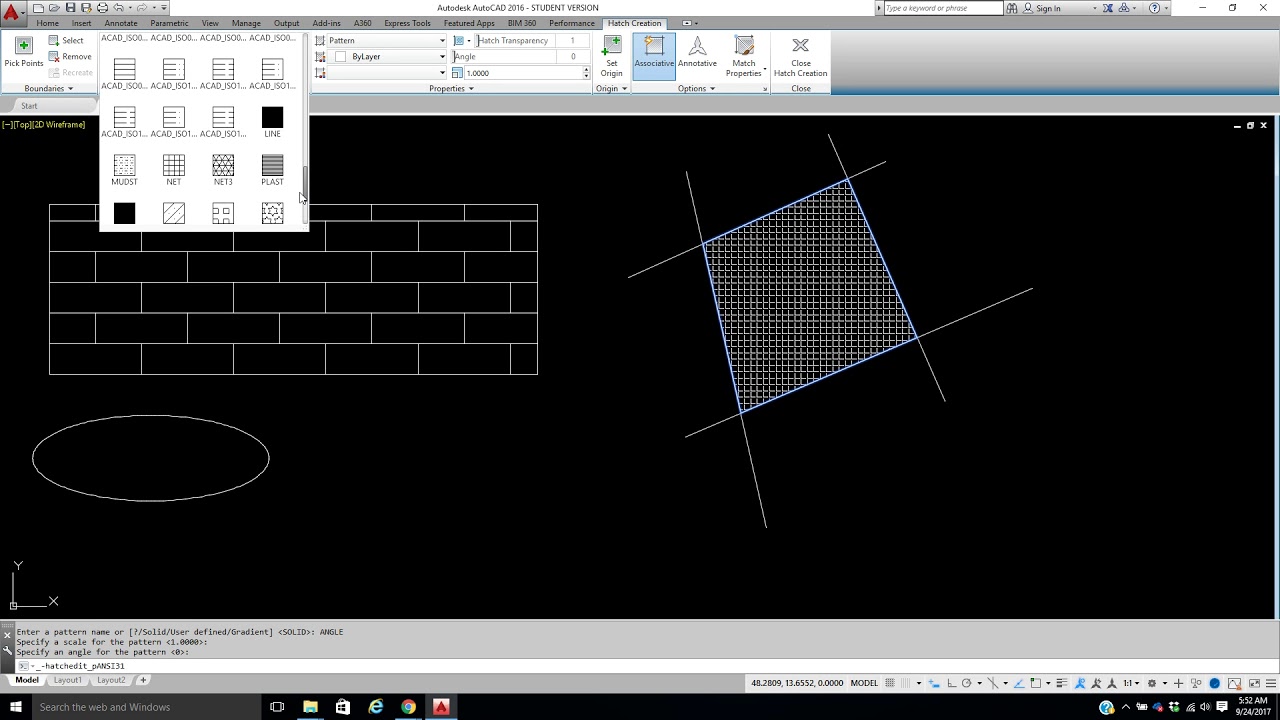 AutoCad basic part 3 - YouTube