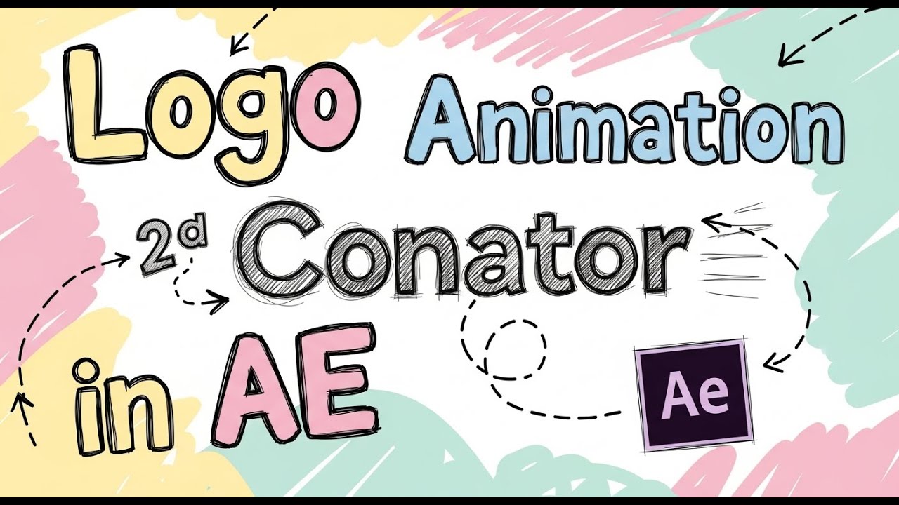 2D Logo Animation in After Effects | Text & Shape Animation with Trim ...