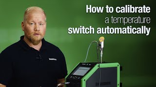 How to calibrate a temperature switch automatically