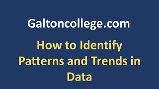How to Identify Patterns and Trends in Data
