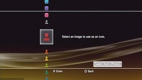 How to change your ps3 user picture