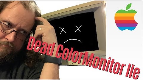 Apple Color Monitor IIe Repair