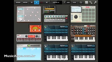 Tabletop for iPad working with inter-app audio music apps