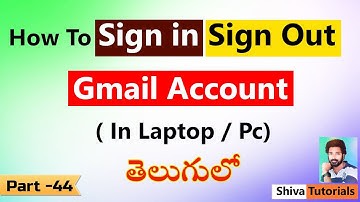 How to Sign in Google Account in Laptop in Telugu | laptop basics for beginners in telugu | login