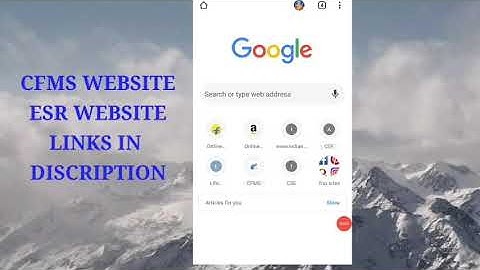 How to know your CFMS ID
