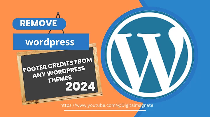 How to Remove the Powered by WordPress Footer Links  ||WordPress Tips ||WordPress Tricks