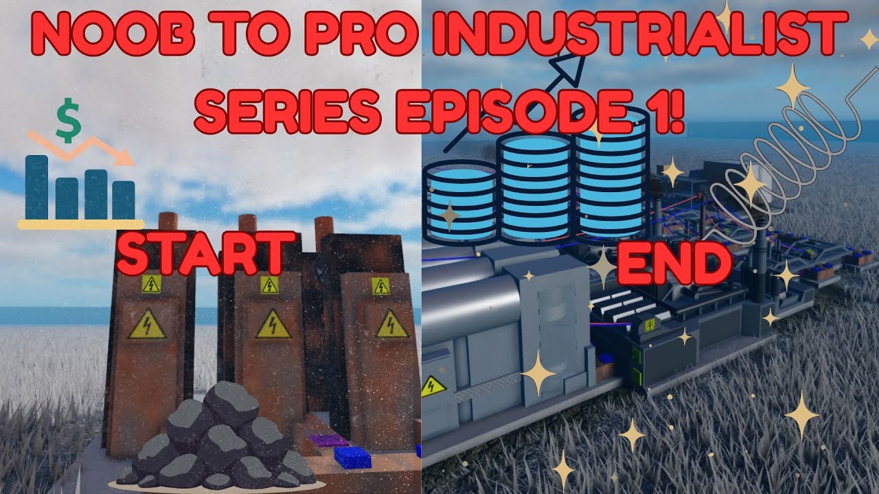 ROBLOX INDUSTRIALIST NOOB TO PRO EPISODE 1! Roblox industrialist playthrough