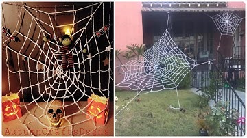Spider Web Crochet Tutorial RIGHT HANDED