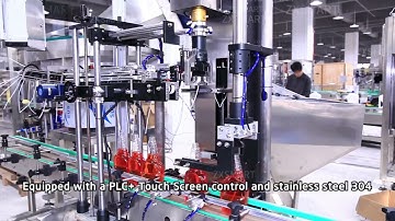 ZXSMART Auto Trigger spray bottle capping machine #cappingmachine #bottlecappingmachine #capping