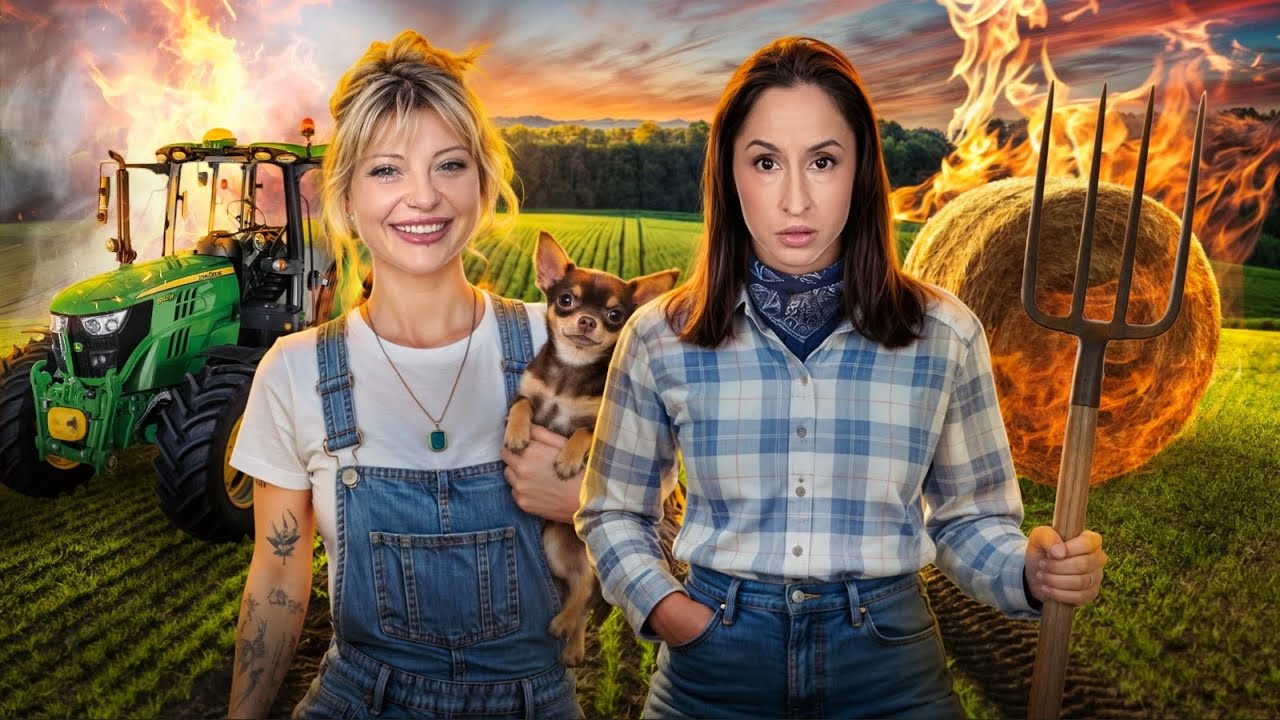 Deux filles à la ferme...Pas sûr qu'on soit faites pour ça !
