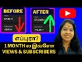 How to grow my dead youtube channel  tamil more views  subscribers shiji tech tamil