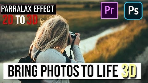 How To make Parallax 3D Photo Animation Effect in Premiere Pro & Photoshop (Tutorial)