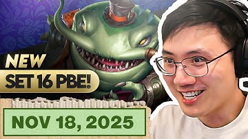 TFT SET 16 PBE IS FINALLY HERE!! | Day 1