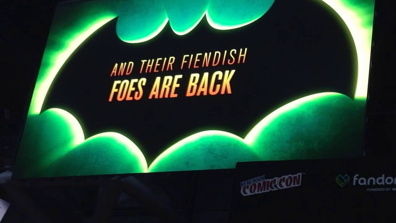 1960s Batman animated movie (With Adam West) trailer at NYCC