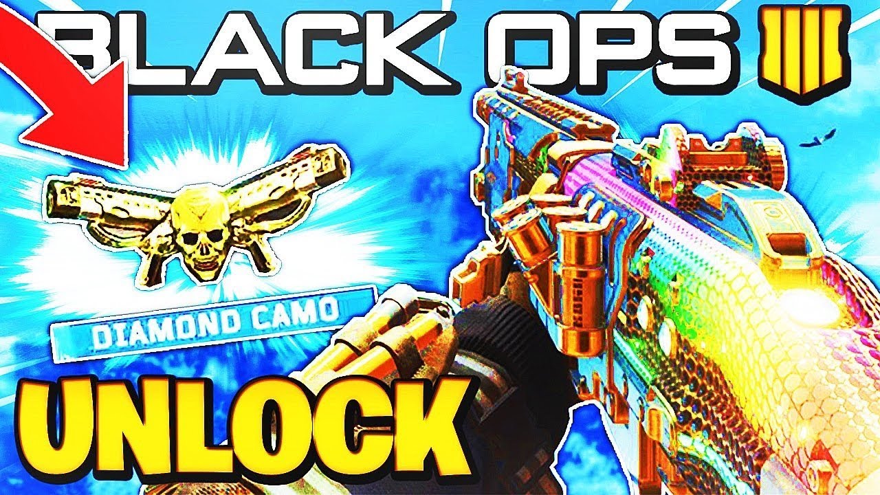 CALL OF DUTY BLACK OPS 4 UNLOCKING DIAMOND CAMO FOR SHOTGUNS GRIND FOR DARK MATTER CAMO BO4 DIAMOND!