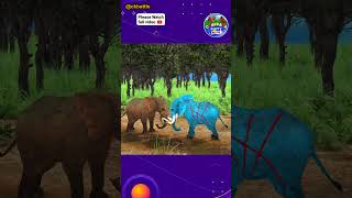 giant woolly mammoth vs zombie elephant battle
