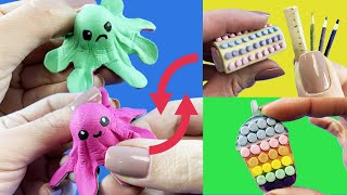 Поделки из миниатюрных кукол своими руками 〜 Mini Pop it, Реверсивный осьминог, многое другое!