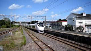 (約118.9km) 12M 常磐線 E657系K19編成 特急 ひたち12号 品川行 大津港駅1番線 通過