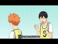 Haikyuu kageyama worries that hinata will get a fever