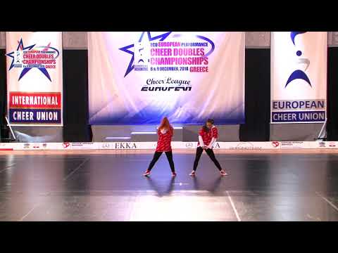 137 JUNIOR DOUBLE CHEER HIP HOP Jalagania Shikhashvili GEORGIAN NATIONAL TEAM GEORGIA