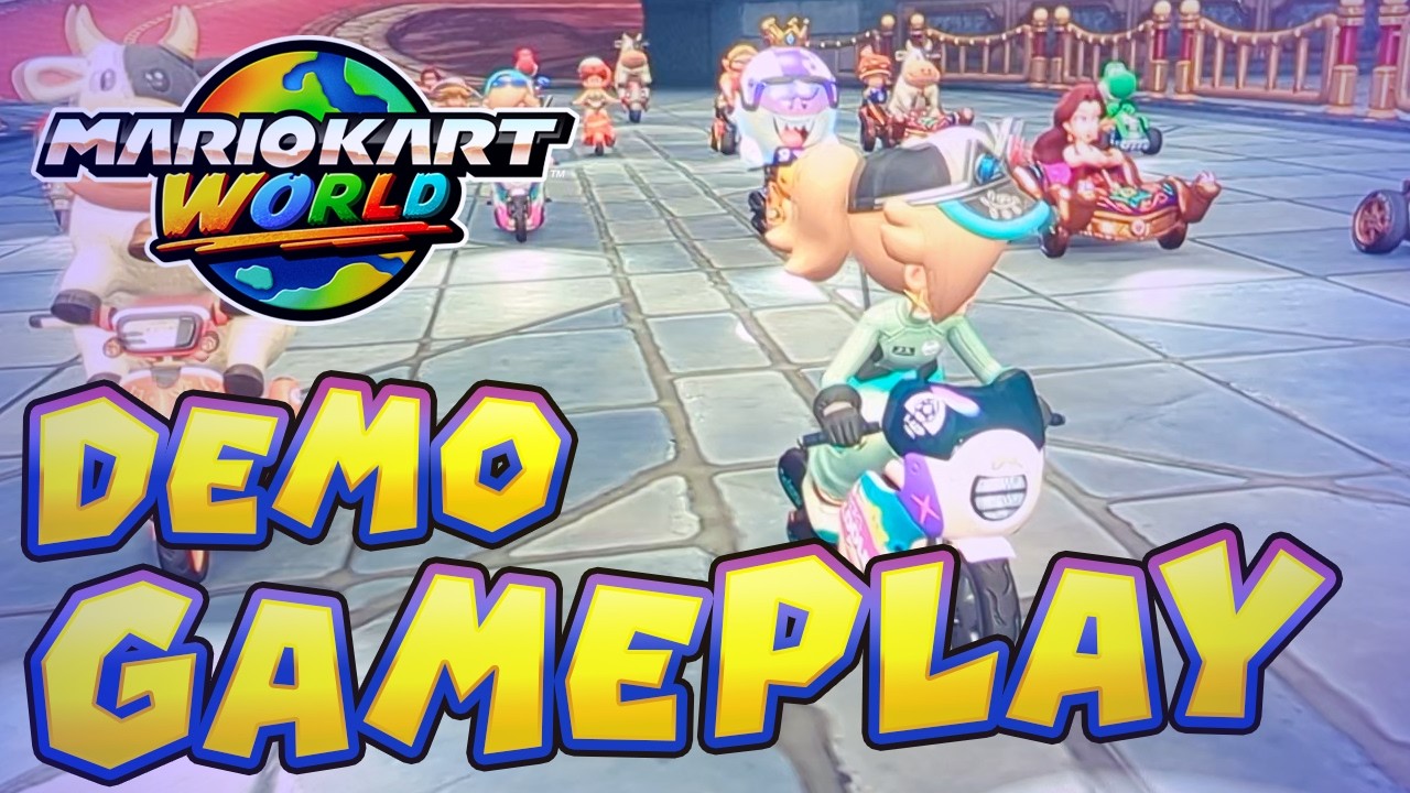 NEW Mario Kart World Gameplay! (Switch 2 Experience Demo)