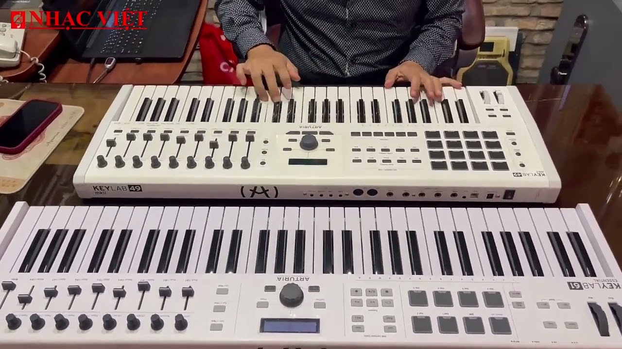 Giảm giá sốc bộ đôi sản phẩm Arturia Essential 61 + Arturia KeyLab 49 mkII