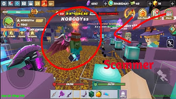 I got Scam my S4 Sword in Skyblock!?Proof #blockmango #skyblock #trade