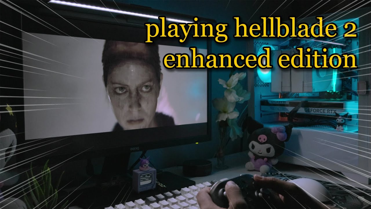 playing hellblade 2 enhanced edition💜 [cozy pov gameplay]