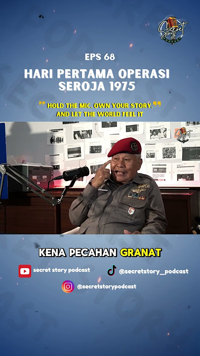 Hari pertama Operasi Seroja dilempar granat? #OperasiSeroja #Tentara #Kopassus #Gili #TNI