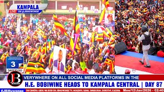 H.E. Bobiwine's electric arrival in kamapala central scares Museveni-  The regime is on total Panic