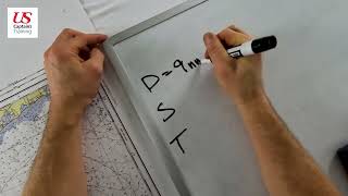 ETA Practice Problem 1 Solution | Chart Plotting USCG Prep (Captain's License)